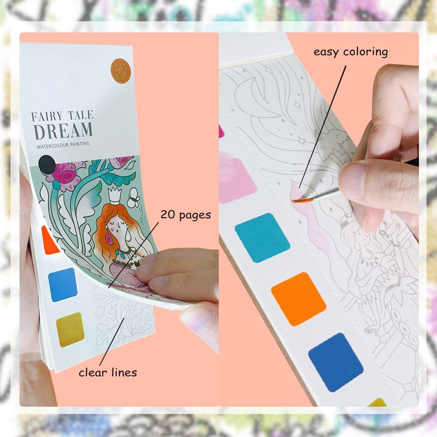 KRIVAZ Color Magic Book for Kids Activity Books for Children