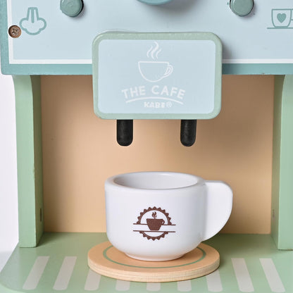 Wooden Kids Toys Kitchen Accessories Green Coffee Maker