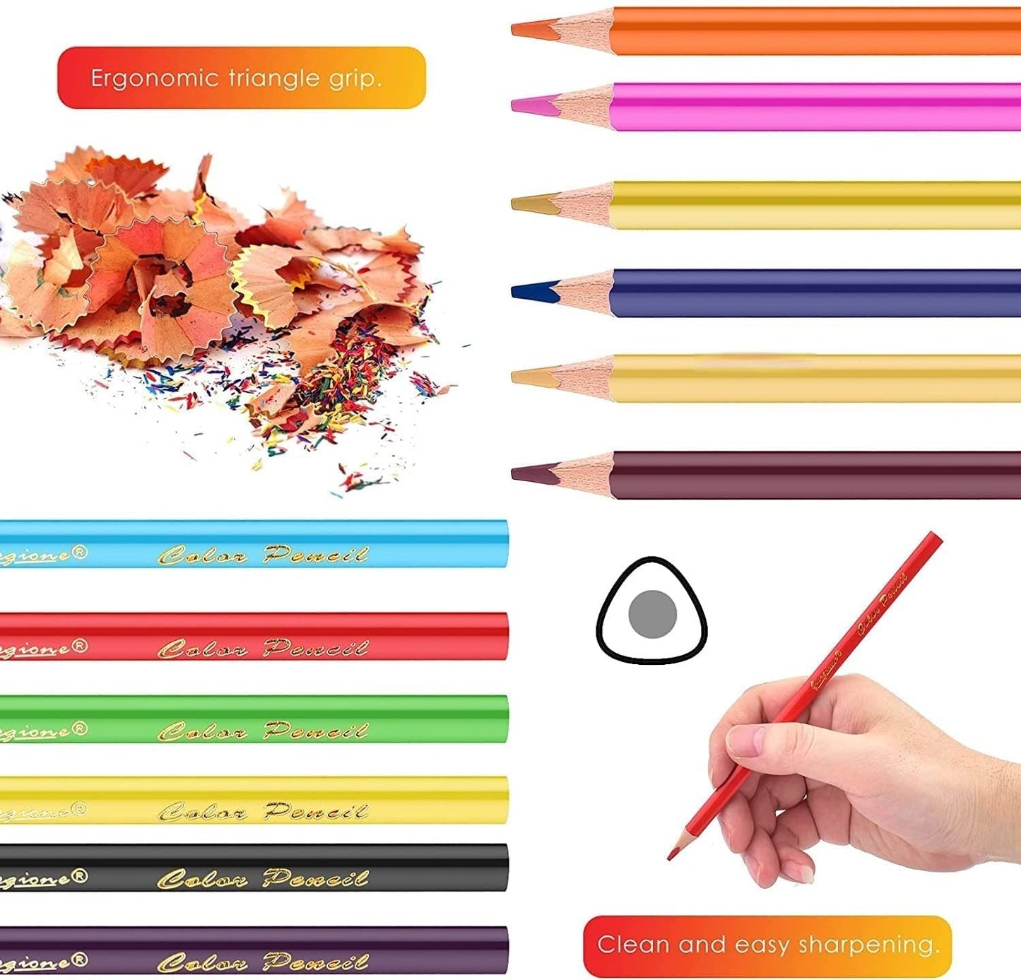 48 Pcs Colour Pencils
