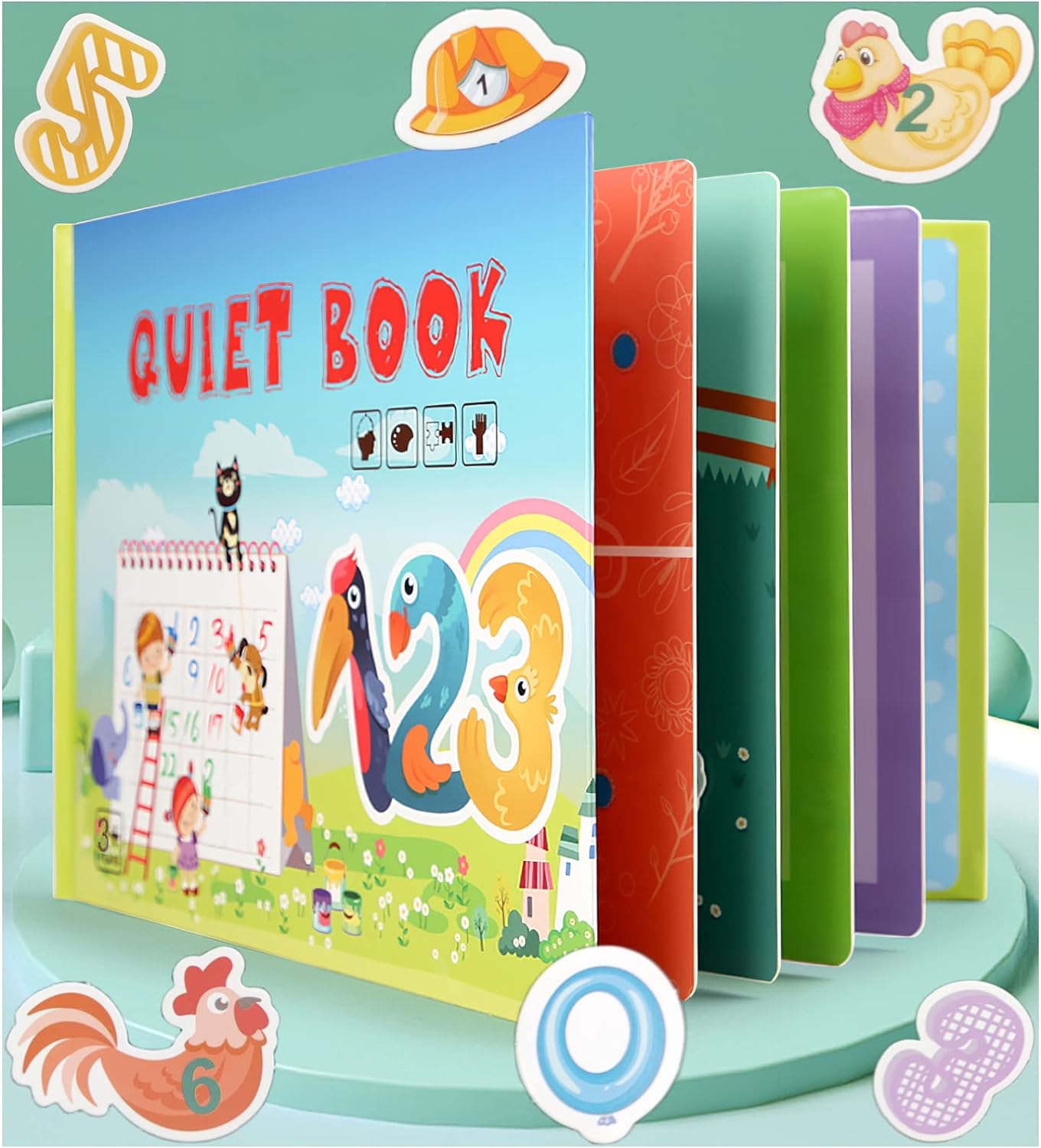 Montessori Quiet Activity Book for Toddlers