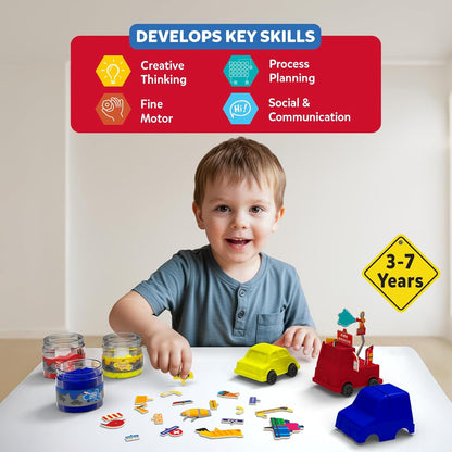 Skillmatics Sandeezy Pretend Play Cars, Trucks & More