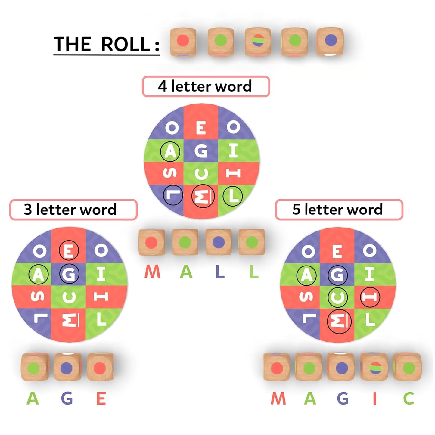 Skillmatics Word Building Board Game