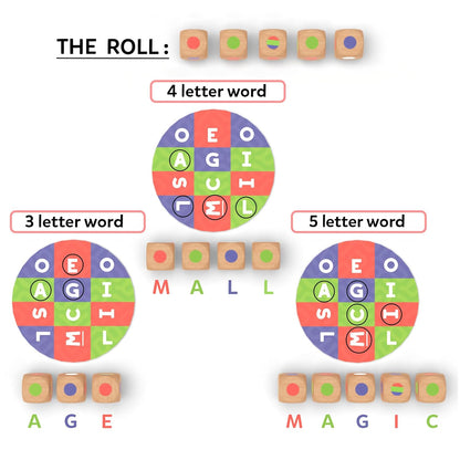 Skillmatics Word Building Board Game