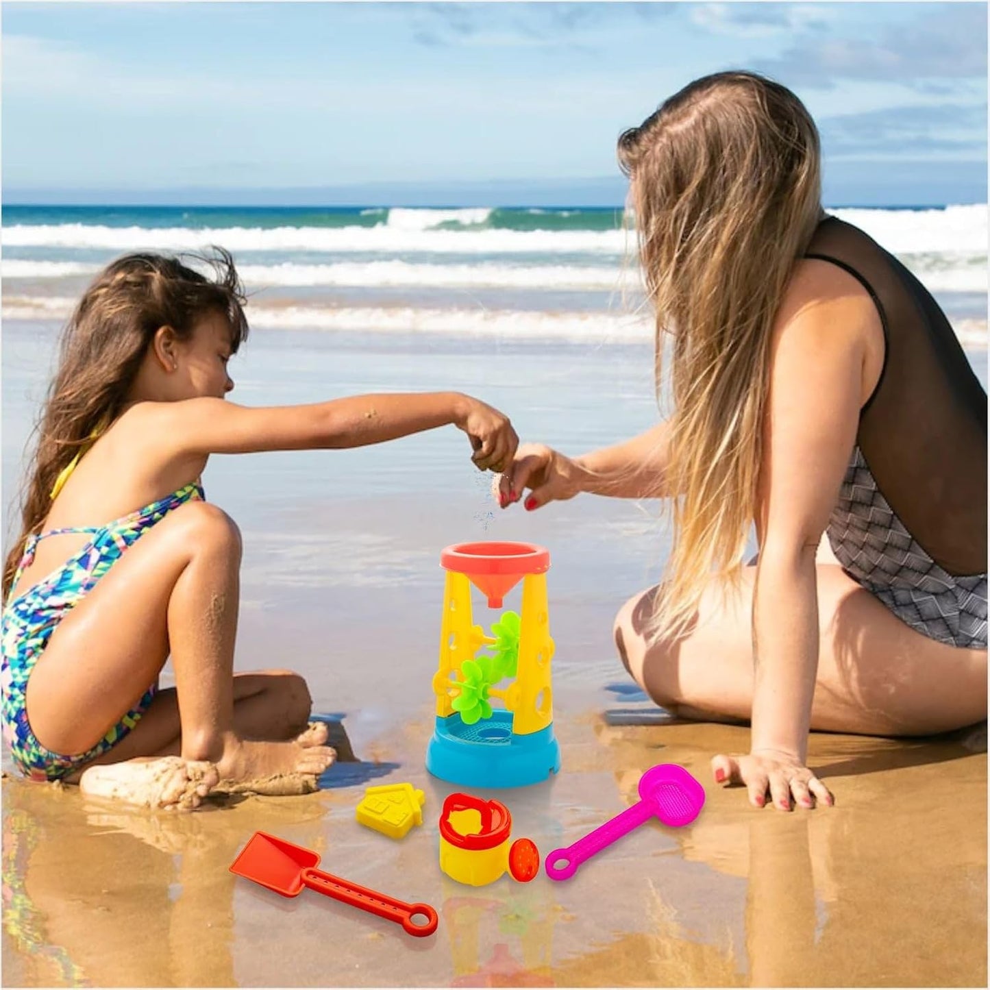 Wheelie Beach Set Outdoor Playset for Kids Ages 3+