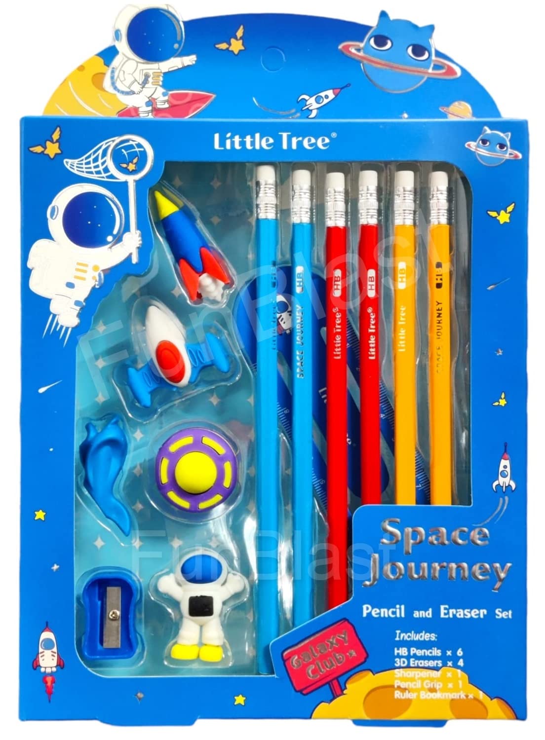 Space Galaxy Club Stationary Set for Kids