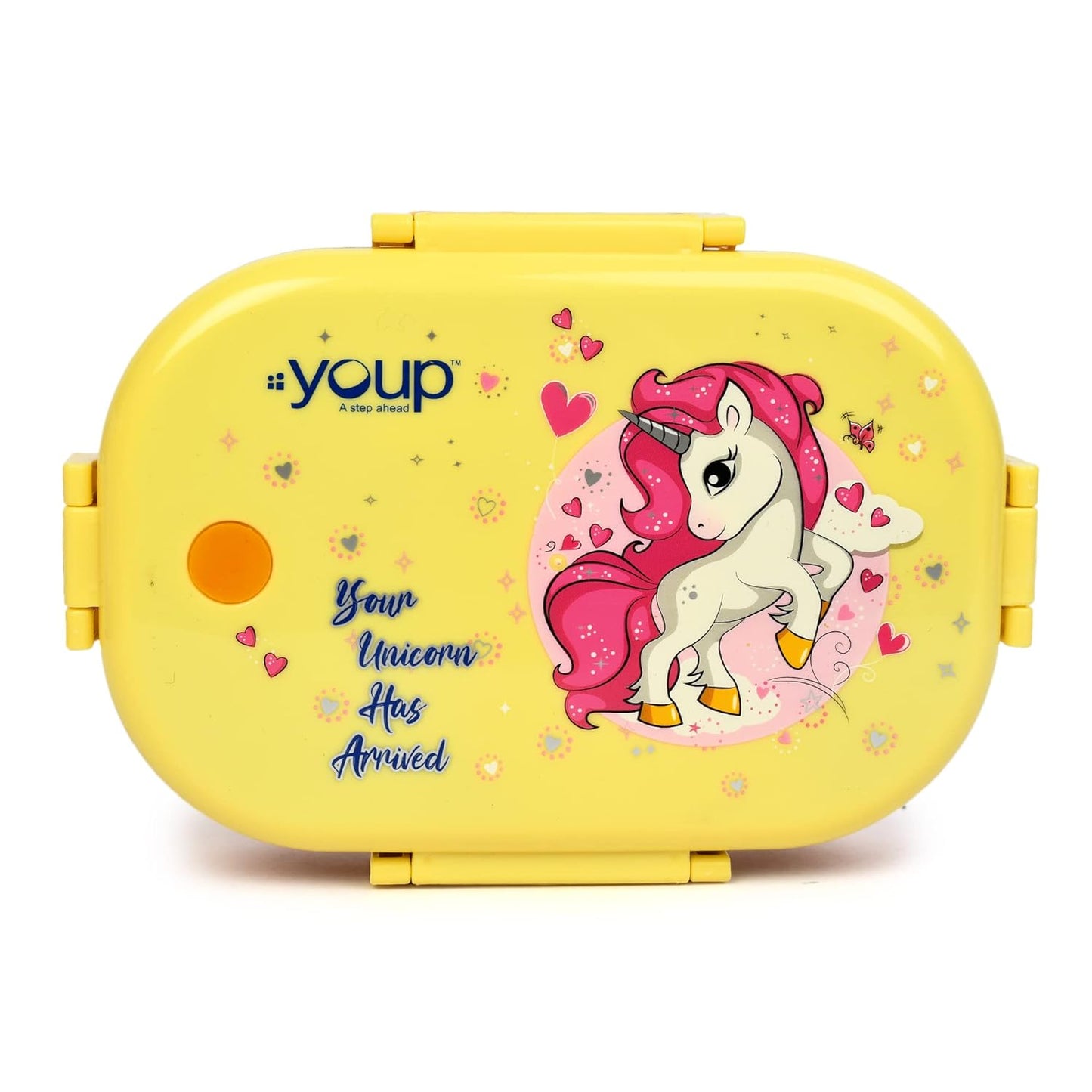 Stainless Steel Unicorn Theme Kids Lunch Box - 700 ml