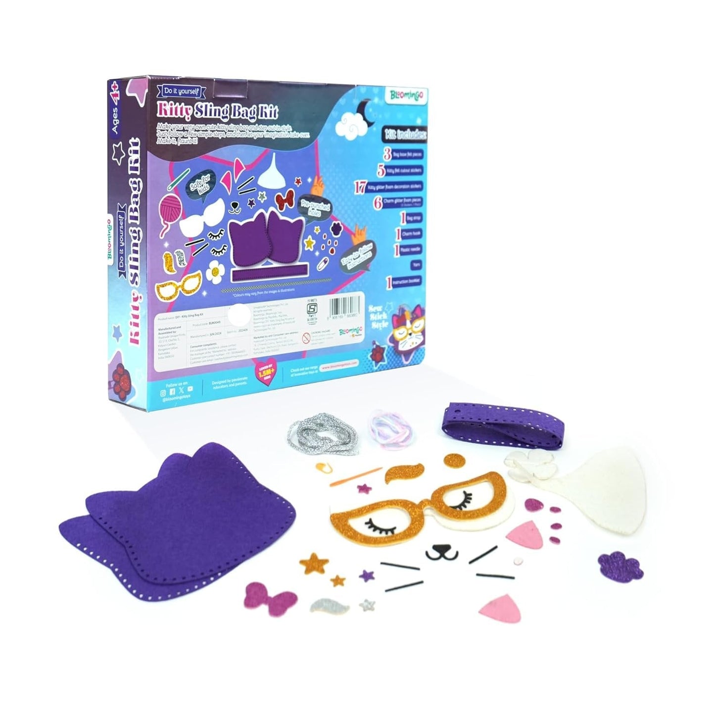Kitty Sling Bag Kit - Do it Yourself