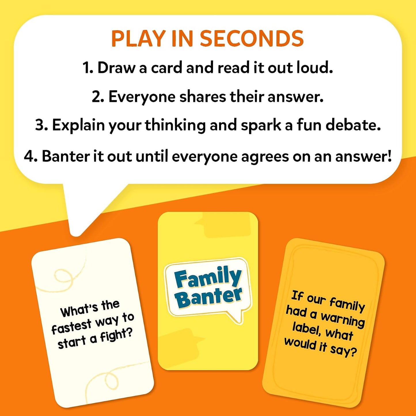 Family Banter Card Game
