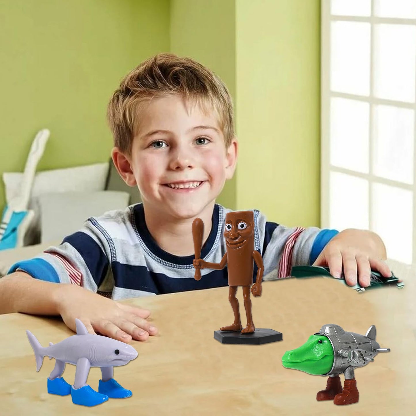 Italian Brainrot Action Figure 4Pcs