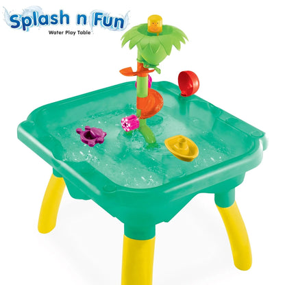Splash & Fun Water Play Table | Interactive Sensory Toy for Toddlers | Includes Floating Toys & Water Wheels | Indoor & Outdoor Playset