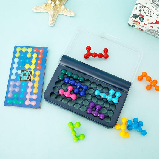 Brain-Boosting Puzzle Game for Kids & Adults | 120 Challenges in 2D & 3D | Travel-Friendly