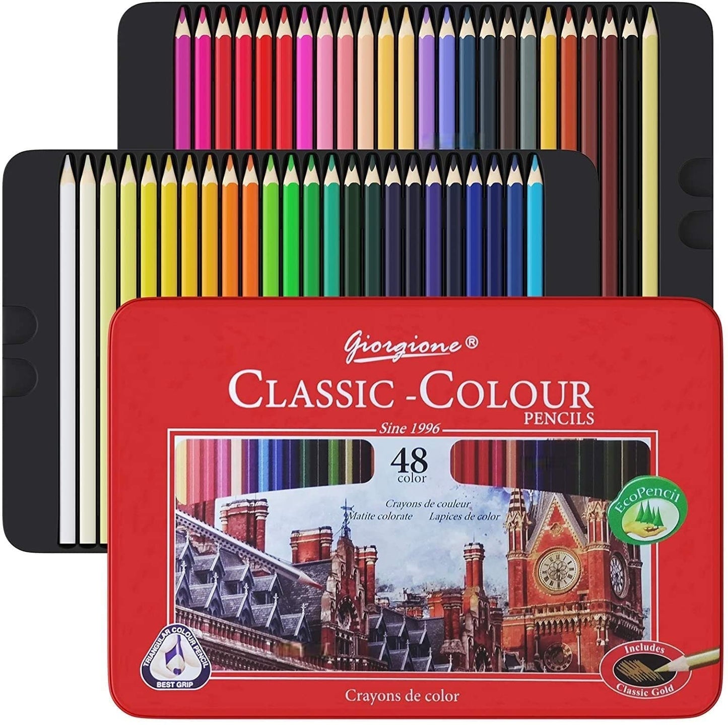 48 Pcs Colour Pencils