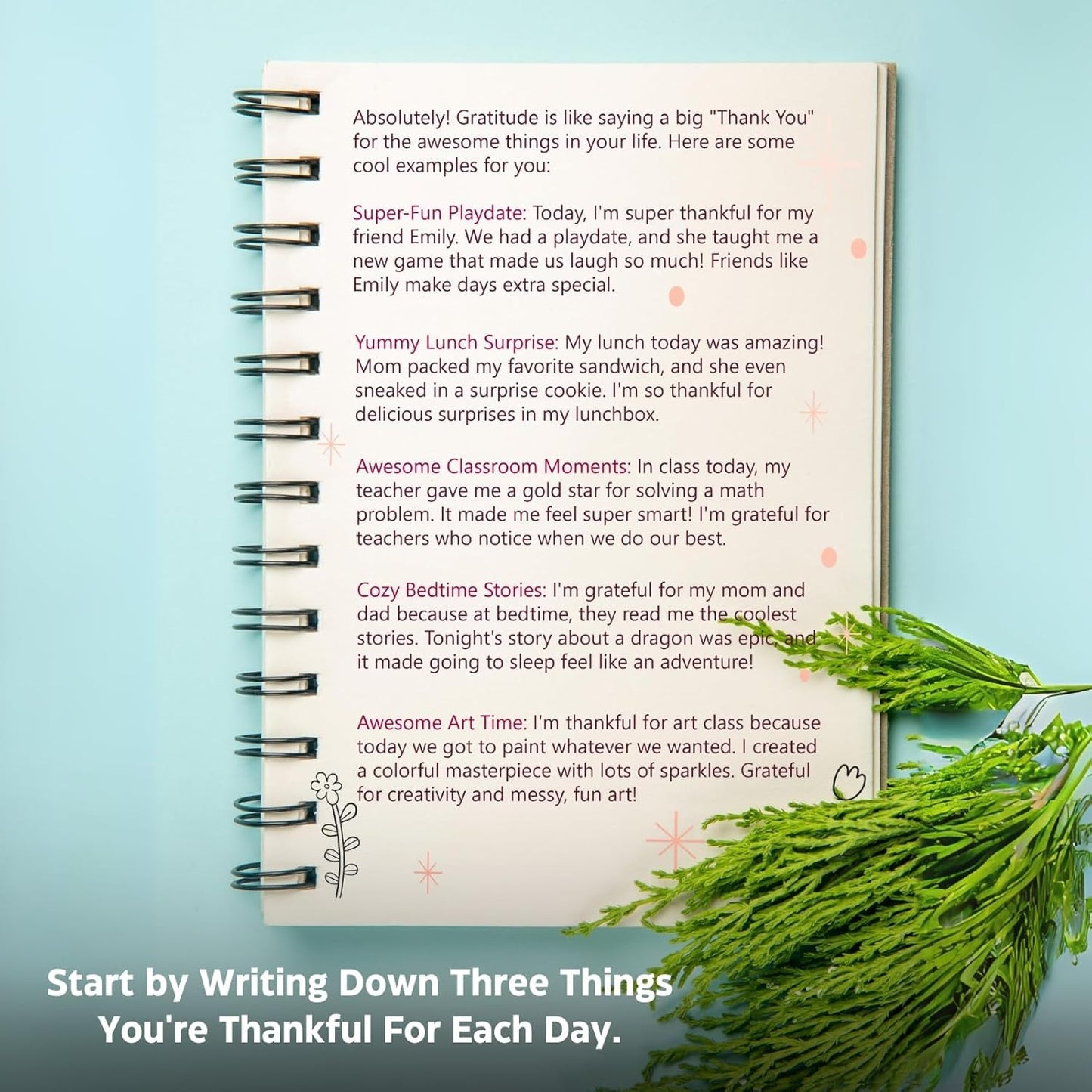 Gratitude Journal for Kids – 3-Minute Daily Reflections to Build Confidence & Positivity
