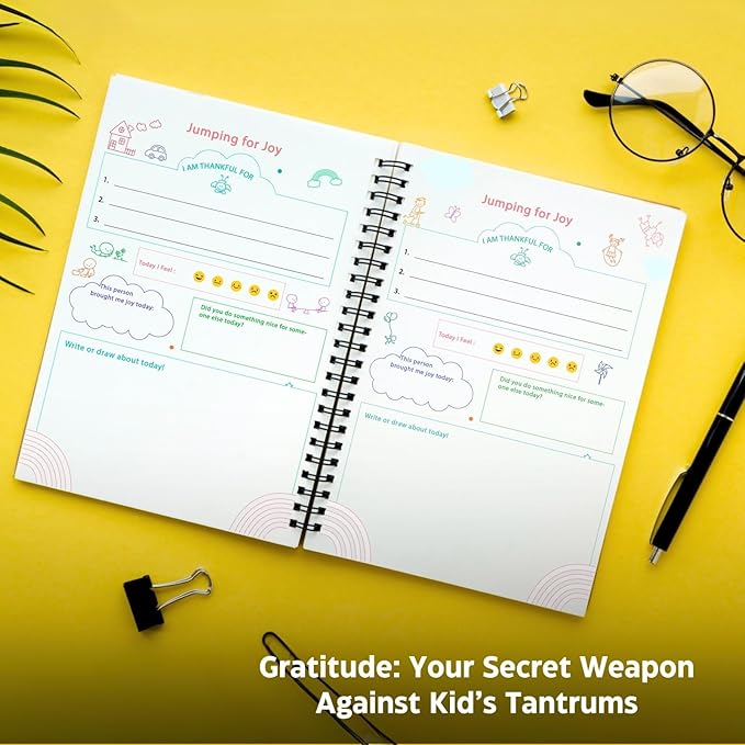 Gratitude Journal for Kids – 3-Minute Daily Reflections to Build Confidence & Positivity