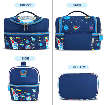 Premium Quality Multipurpose Double Decker Insulated lunch Tiffin Bag For Kids