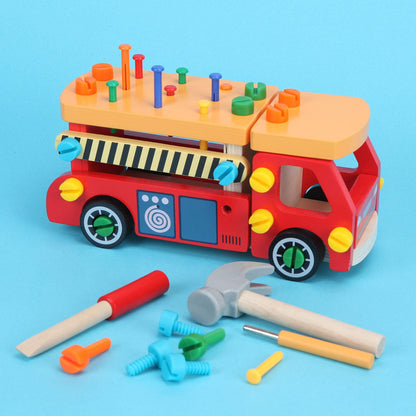 Wooden Multifunctional and Assembly Nut Truck