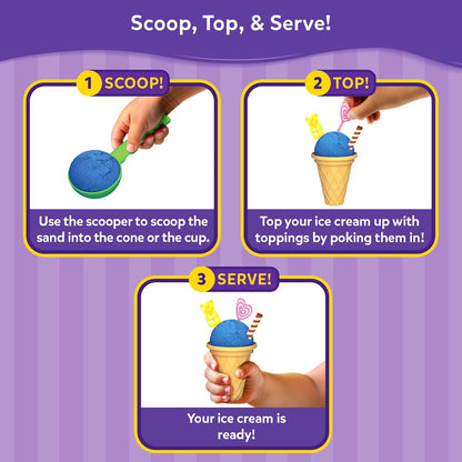 Skillmatics Sandeezy Pretend Play Ice Cream Parlour Set