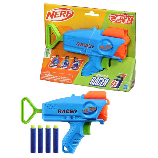 Nerf Elite Junior Racer Easy Play Dart Blaster
