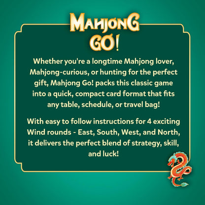 Mahjong Go! Card Game, Classic Mahjong Reimagined