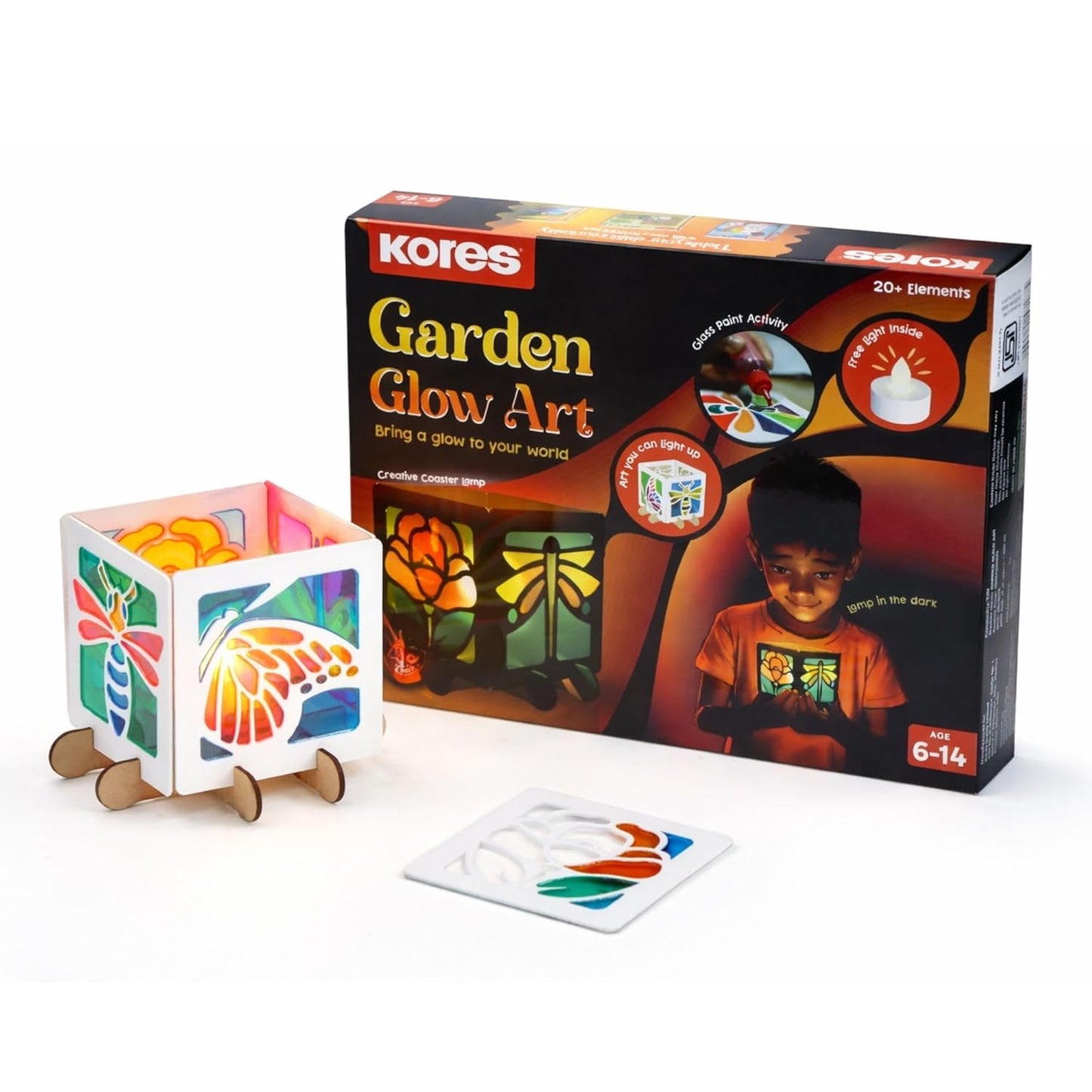 Kores Garden Glow Art DIY Lamp Making Kit for Kids (6–14 Years)