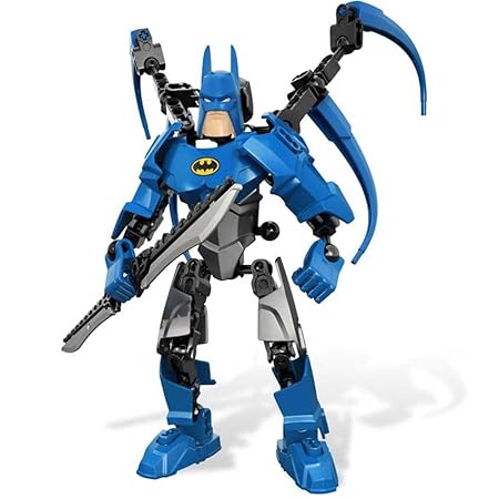 Build-A-Hero Superhero Action Figures – Brick by Brick LEGO-Compatible Set (Twistable Arms & Legs)