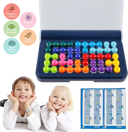 Brain-Boosting Puzzle Game for Kids & Adults | 120 Challenges in 2D & 3D | Travel-Friendly