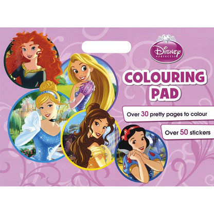 Coloring Pad Marvel And Disney Princess