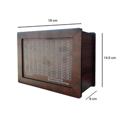 Money Saver Wooden Box – ₹1 Lakh Challenge
