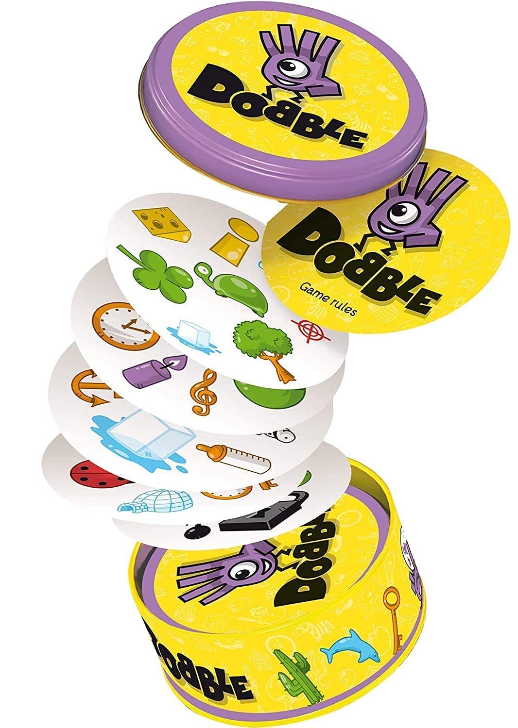 Round Colorful Classic Card Game for Kids