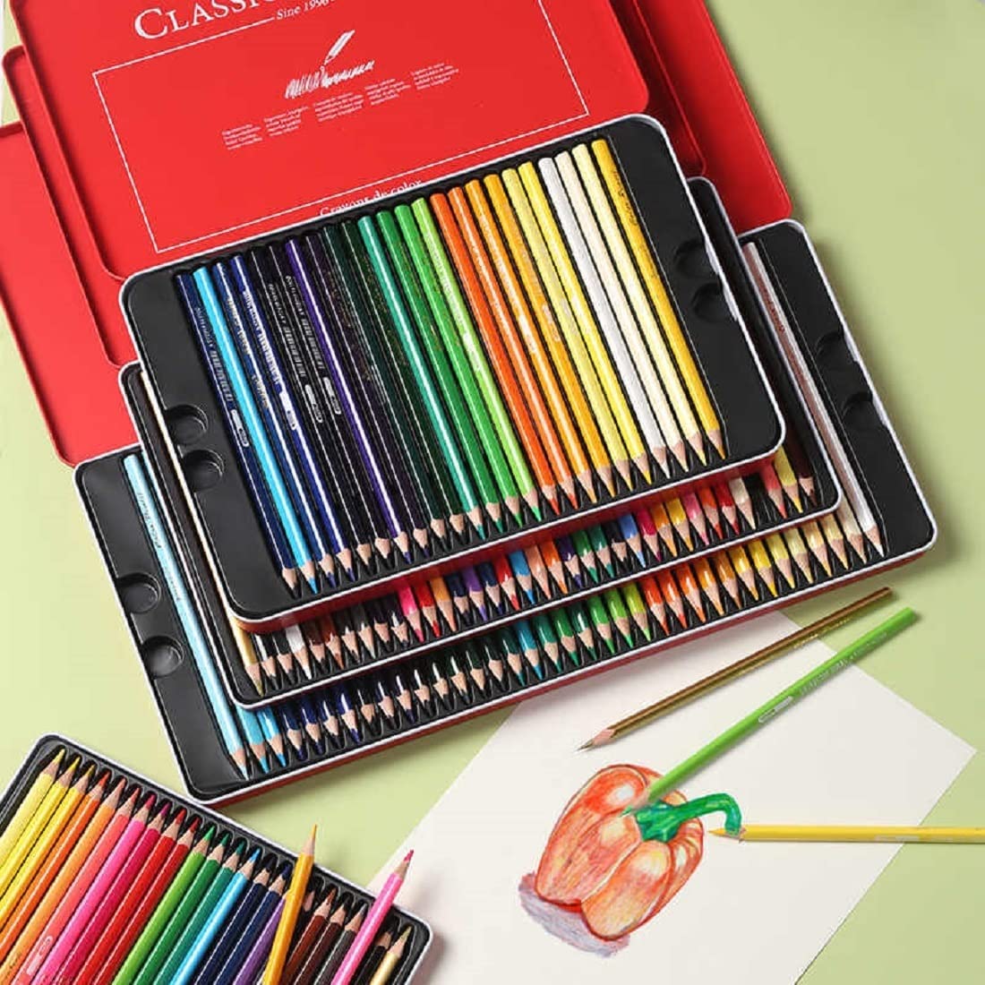 48 Pcs Colour Pencils