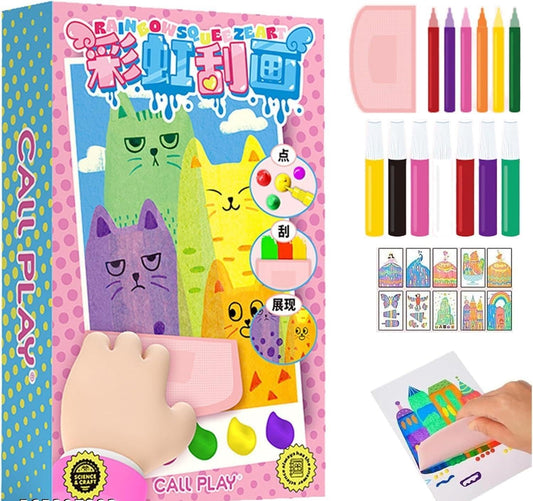 Rainbow Scratch Art kit for Kids