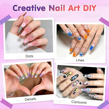 12 Colors DIY Nail Art Pens Set