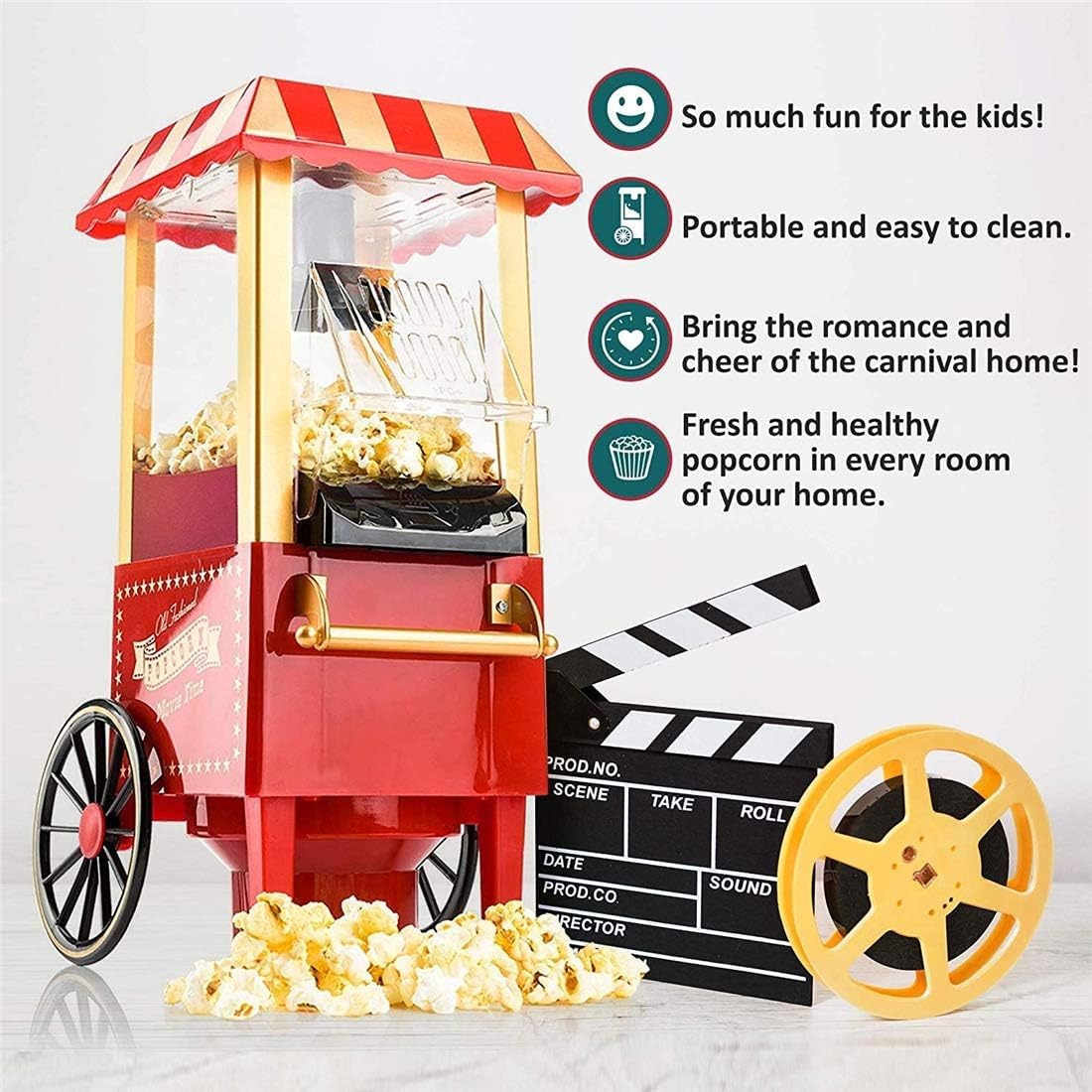 Popcorn Maker | Electric Instant Popcorn Maker