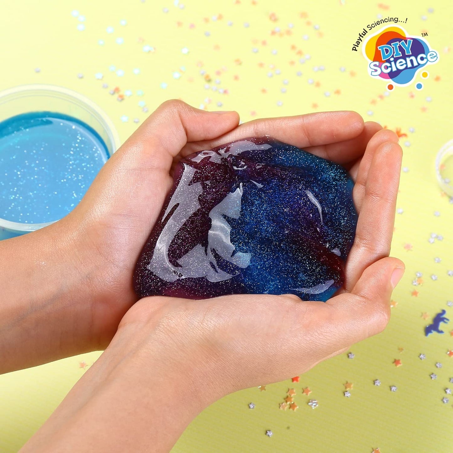Galaxy Glitter Slime DIY Kit – Make Your Own Sparkly Slime | Complete Science & Sensory Craft Set for Kids (Ages 8+)