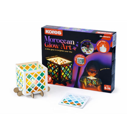 Kores Moroccan Glow Art DIY Lamp Making Kit for Kids (6–14 Years)