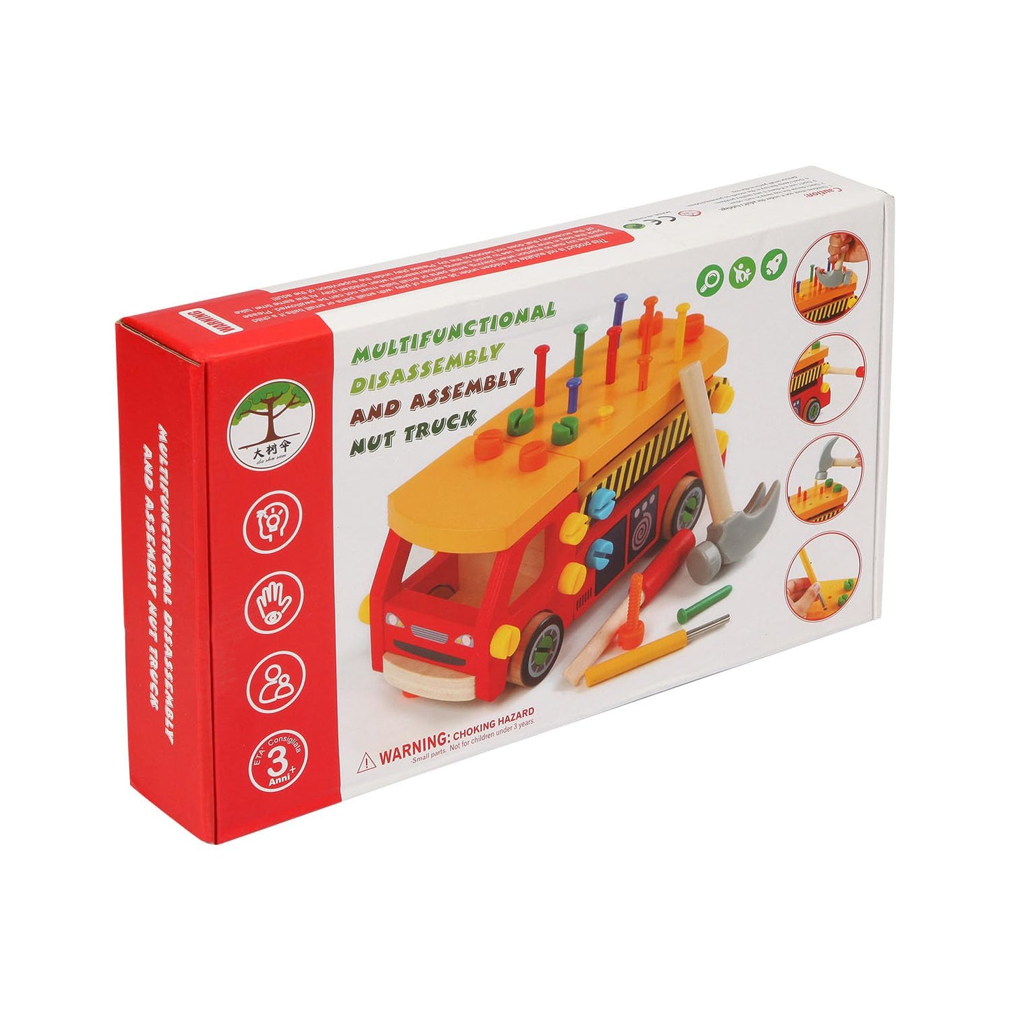 Wooden Multifunctional and Assembly Nut Truck