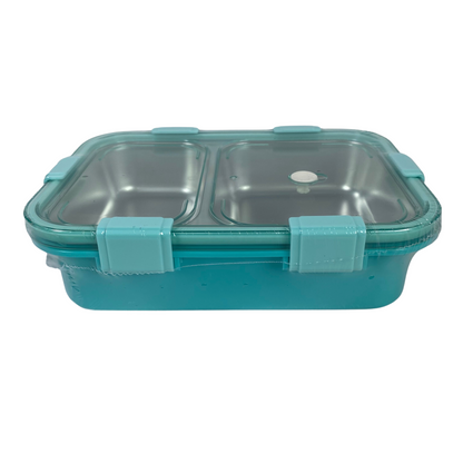 2 compartment Stainless Steel Tiffin Lunch Box