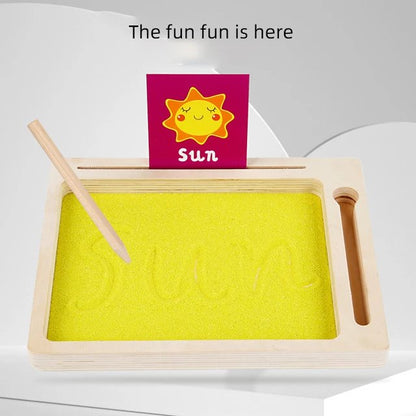 Montessori Wordpad – Sand Tray learning Toy