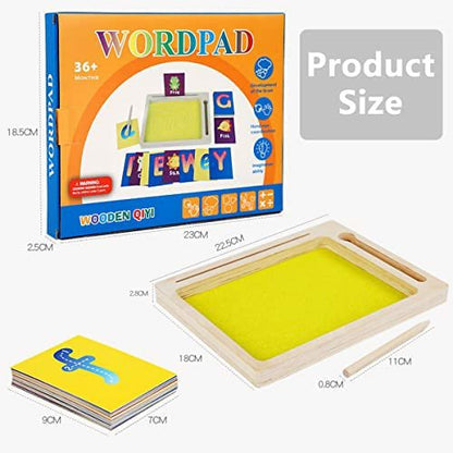 Montessori Wordpad – Sand Tray learning Toy