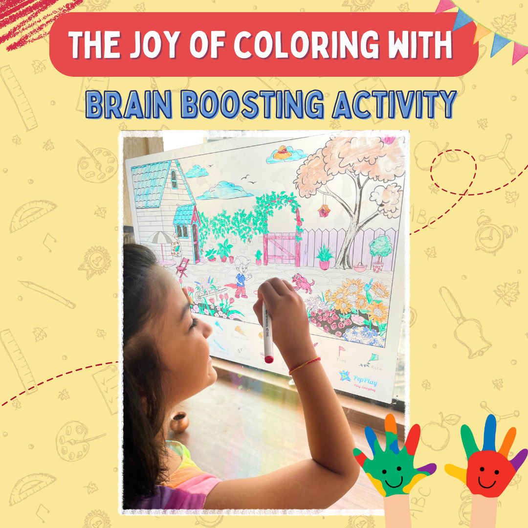 PEPPLAY DOODLE PLACEMATS- FIND & COLOUR