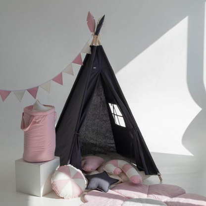 Kid’s Portable Teepee Tents With Cushion