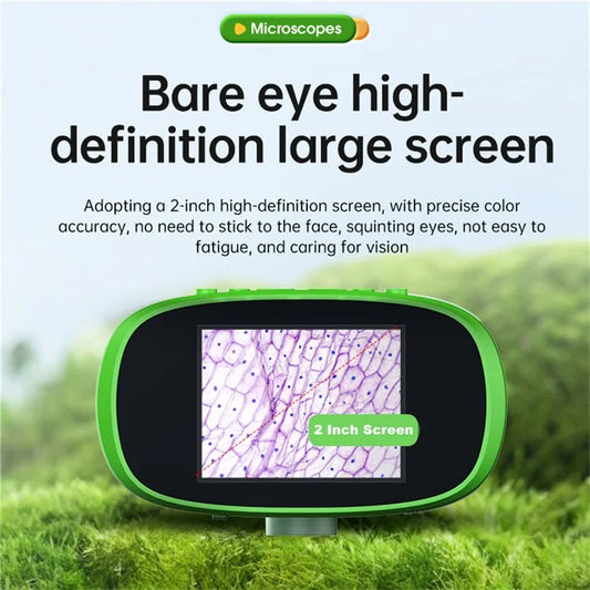 3-in-1 Kids Electronic Microscope & Telescope – 800x Zoom with Video & Photo Capture | STEM Science Toy