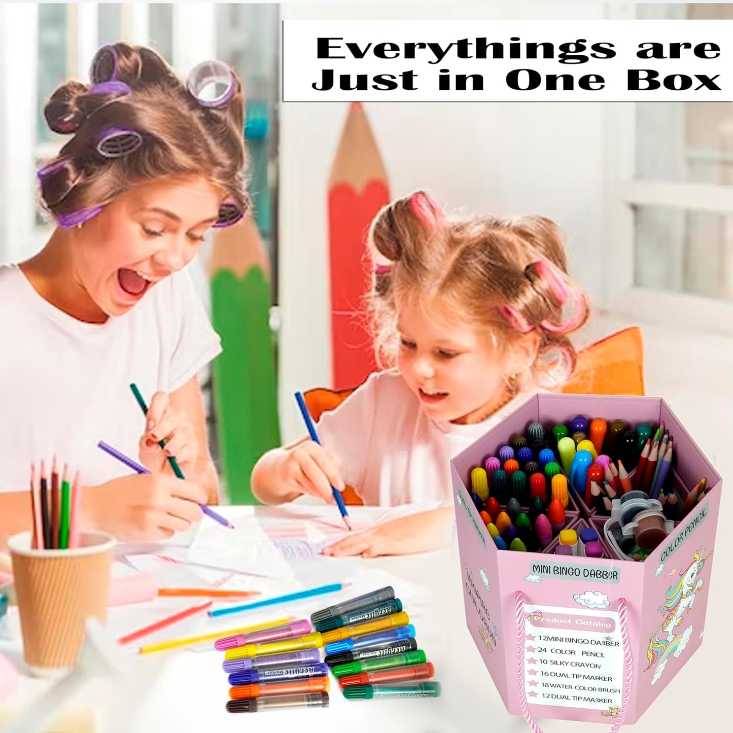 Drawing and Painting Set - 83 Pcs