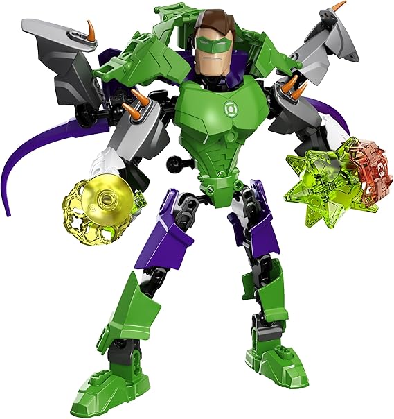 Build-A-Hero Superhero Action Figures – Brick by Brick LEGO-Compatible Set (Twistable Arms & Legs)