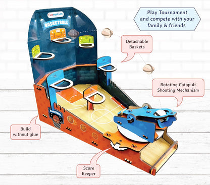 DIY Basketball Mania STEM Learning Toy for Kids