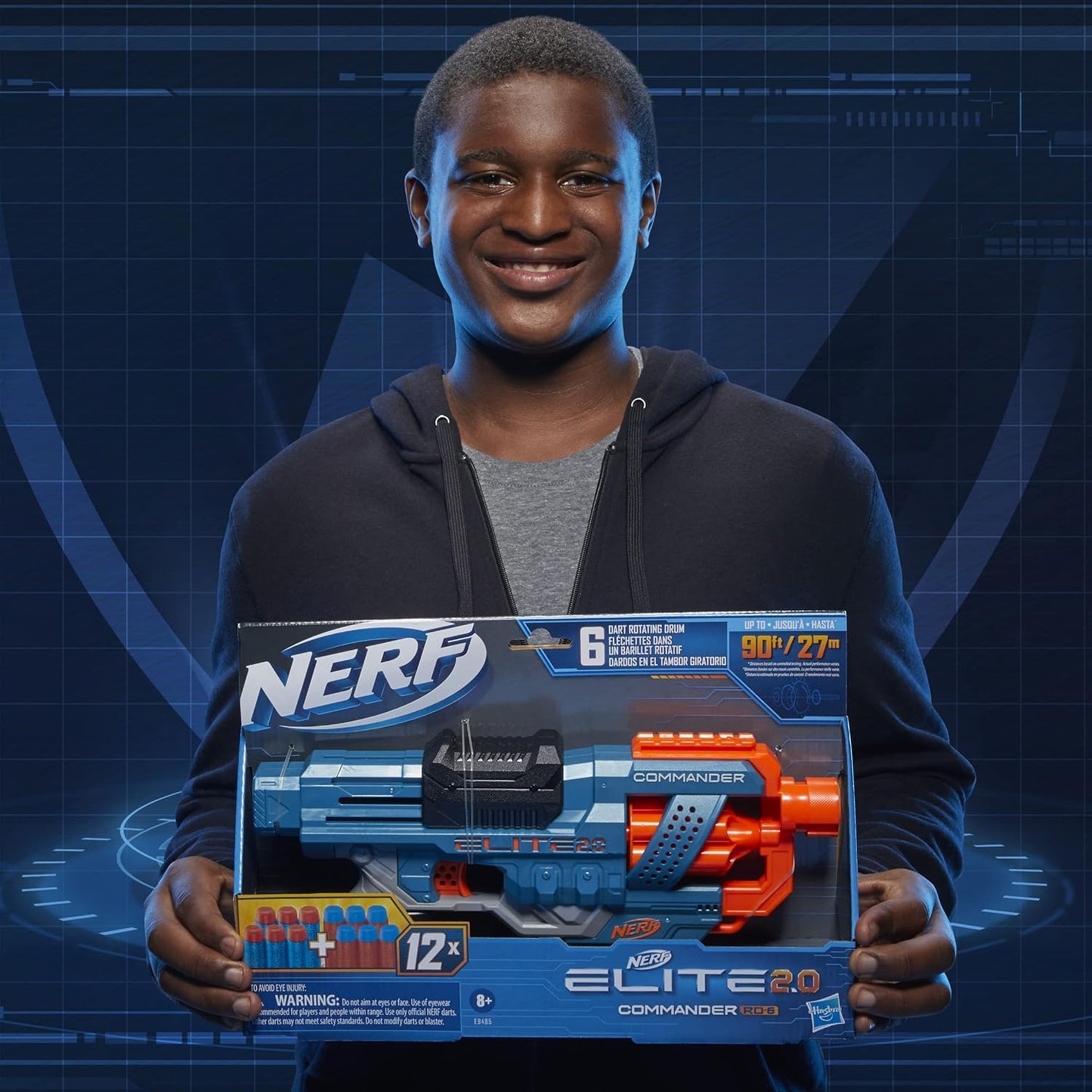 Nerf Elite 2.0 Commander RD-6 Blaster 2-Pack