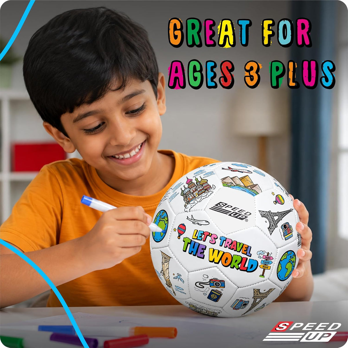 SPEED-UP Paint Your Own Soccer Ball