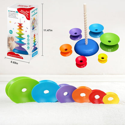 Rainbow Spinning Wheel Toy