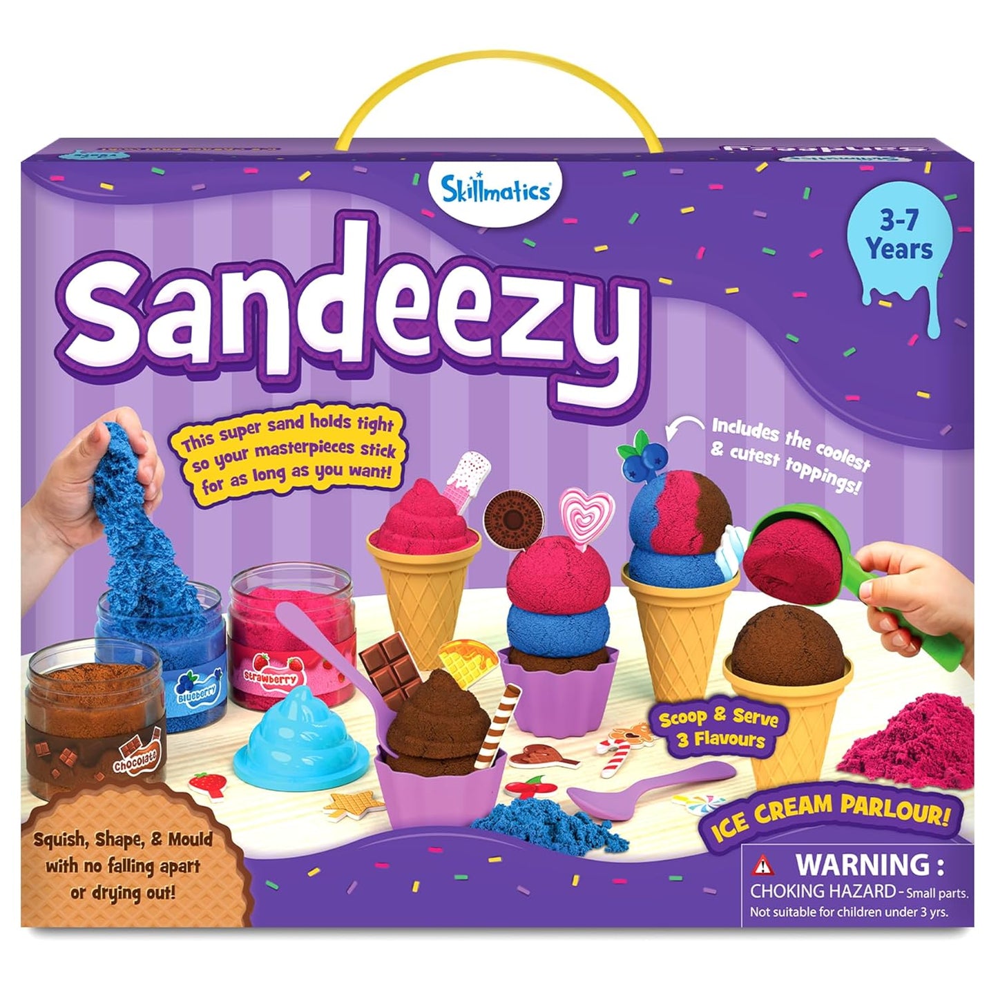 Skillmatics Sandeezy Pretend Play Ice Cream Parlour Set