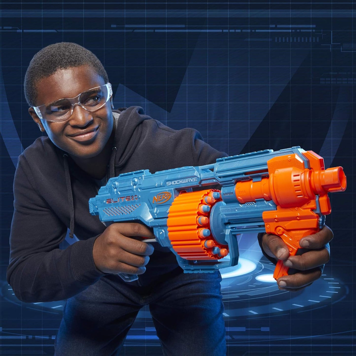 Nerf Elite 2.0 Shockwave Toy Blaster, 30 Darts